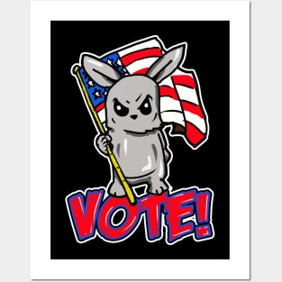 Angry Rabbit has Voted Posters and Art